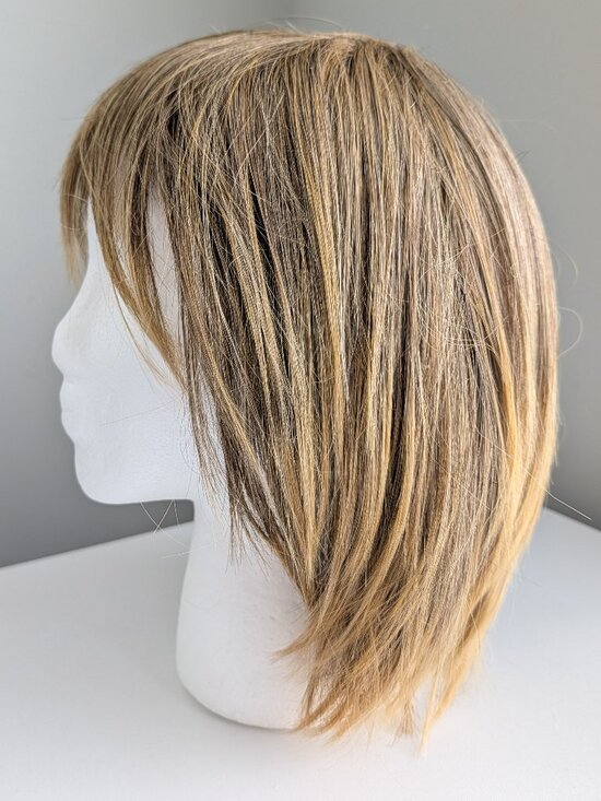 luxhair Other - LUXHAIR Lace Front Smooth Shag Light Golden Brown Wig No Box Keralon Light